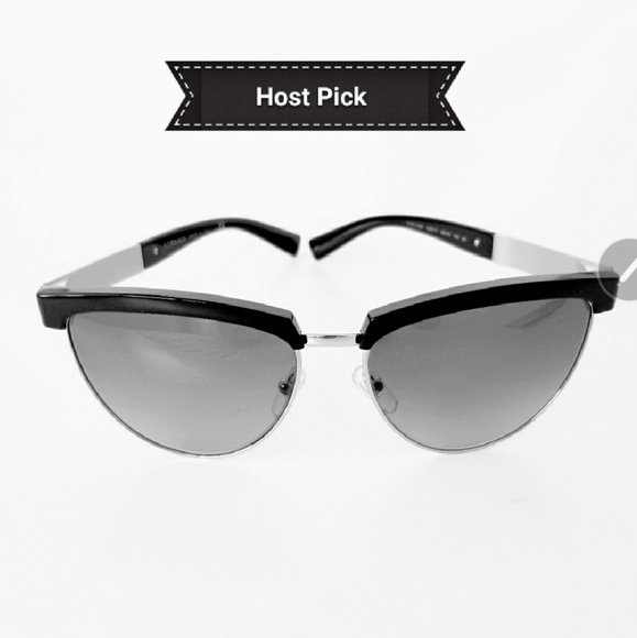 Versace Accessories - Versace 2169 Black Cat Eye Medusa Sunglasses